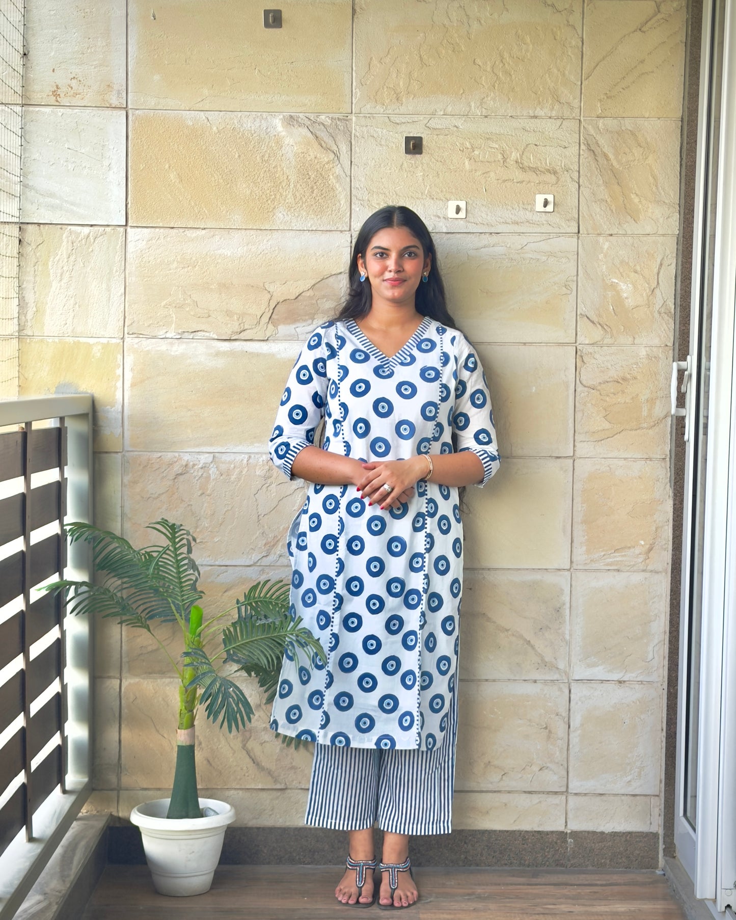 Evil Eye Kurta Pant Set