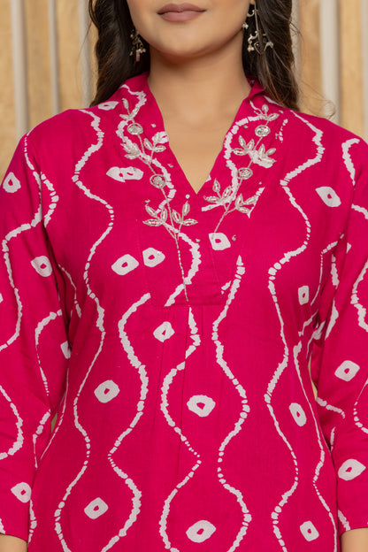 Rani Rayon Kurta Pant set