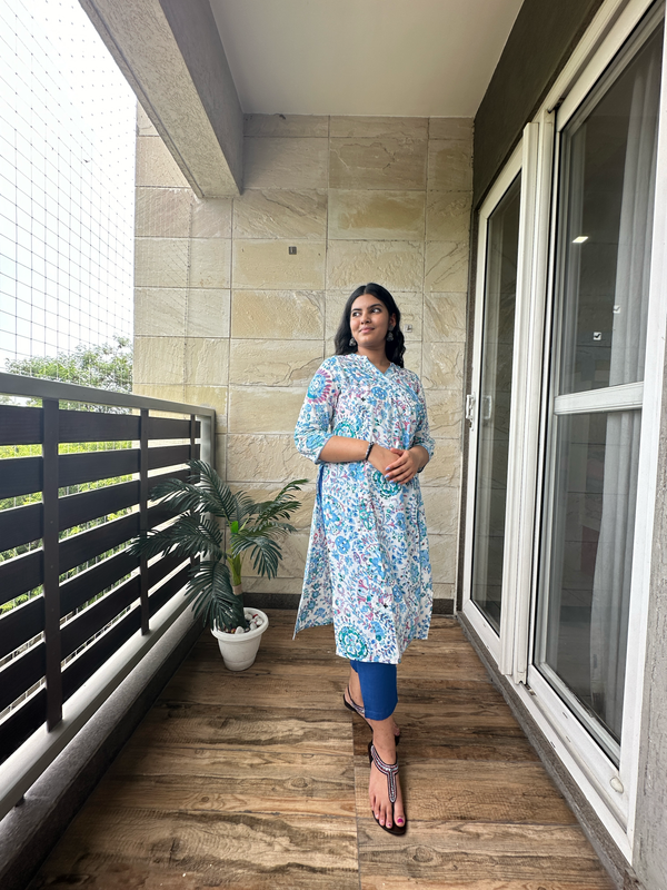 Blue Kurta Pant Set