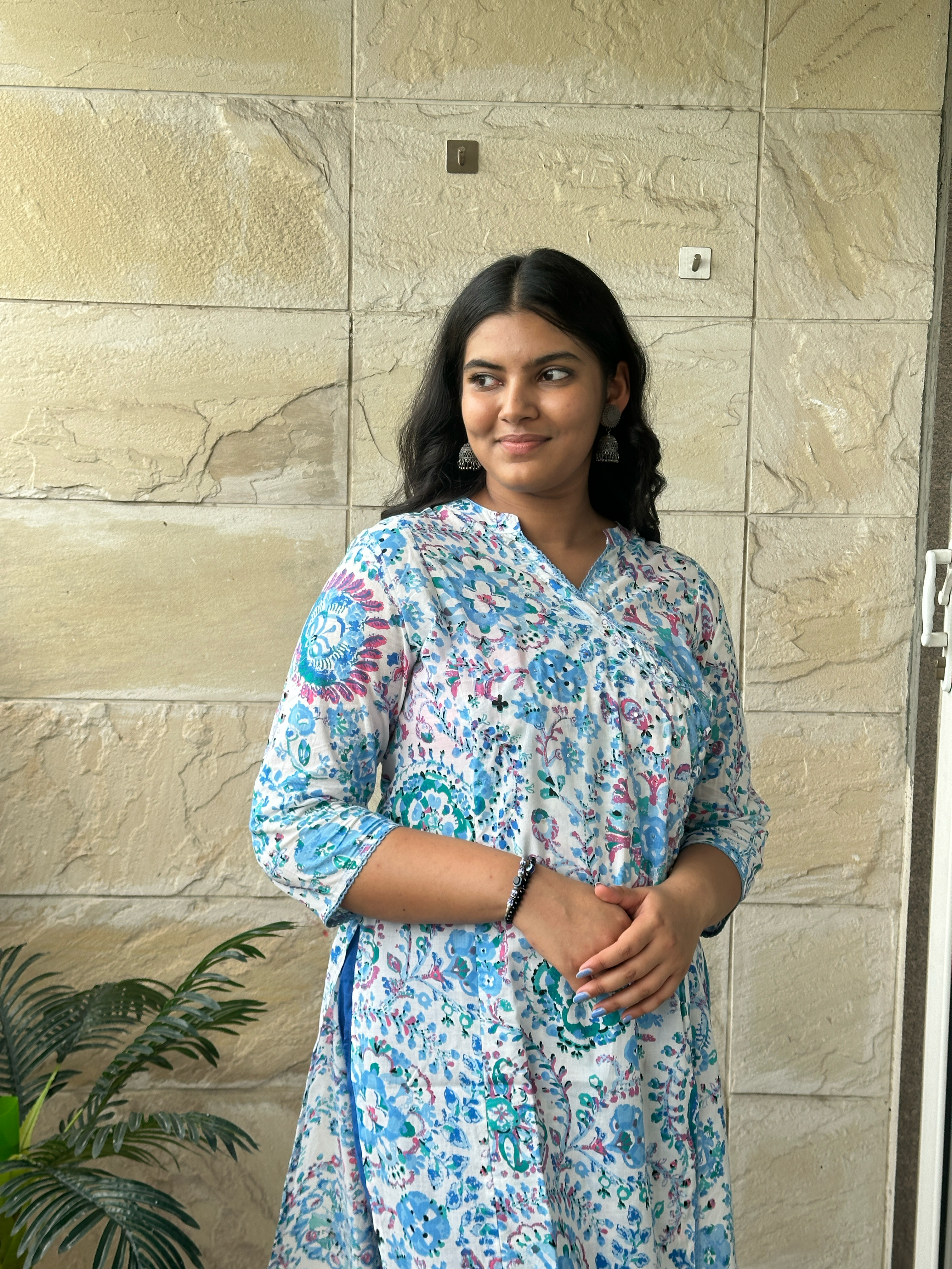 Blue Kurta Pant Set