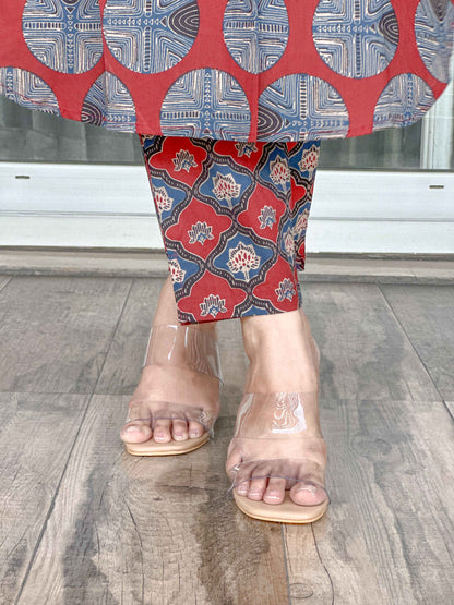 Brown Cotton Kurta Pant Set