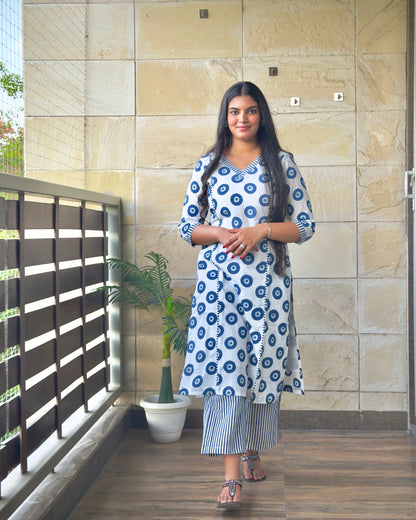 Evil Eye Kurta Pant Set