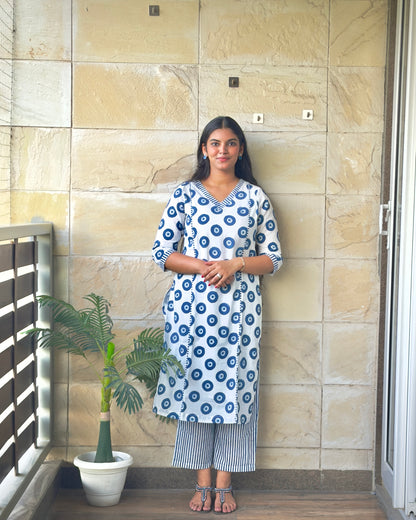 Evil Eye Kurta Pant Set