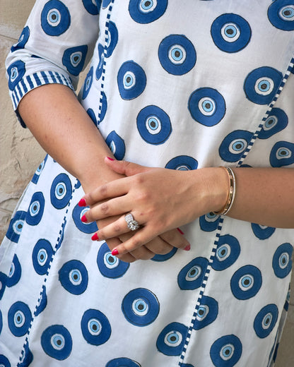 Evil Eye Kurta Pant Set
