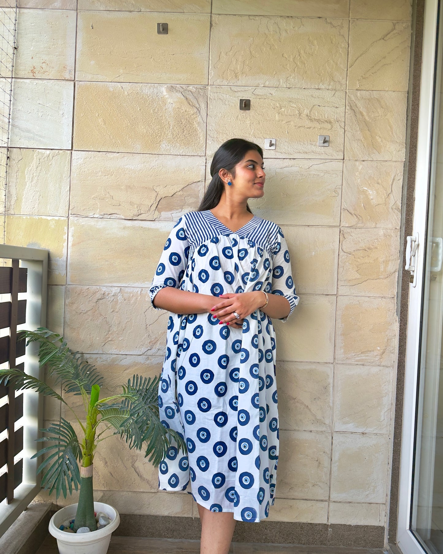 Evil Eye Long Dress