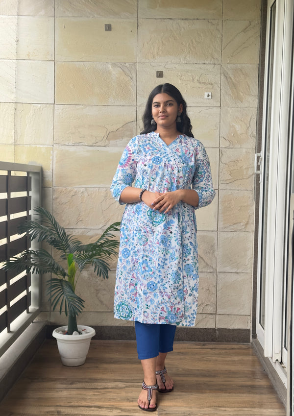 Blue Kurta Pant Set