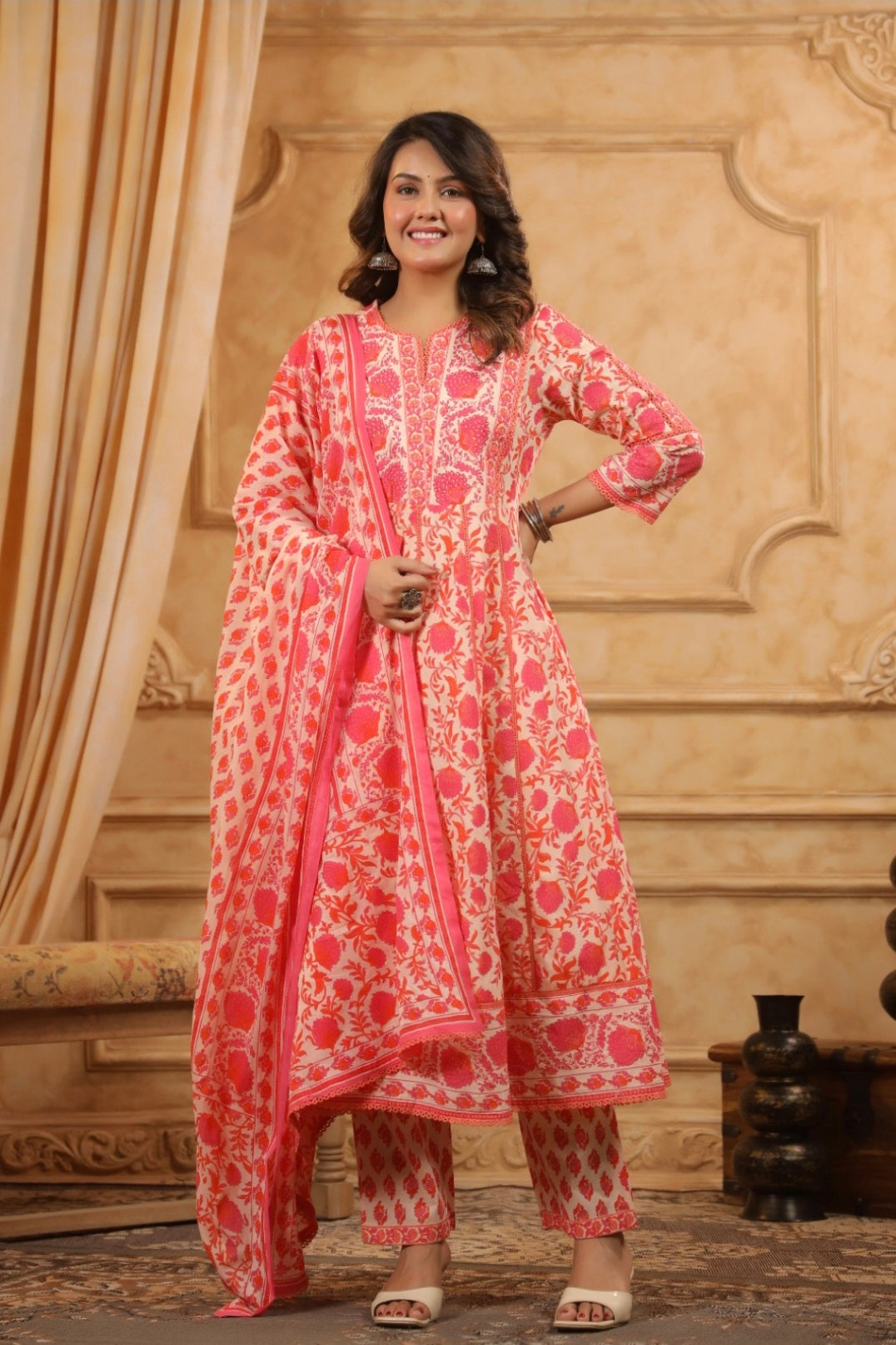 Anarkali Kurta Pant Set