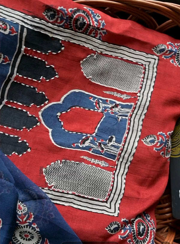 Vraj Bhoomi Print Muslin Suit Set